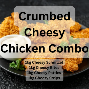 Crumbed Cheesy Chicken Combo 4kg